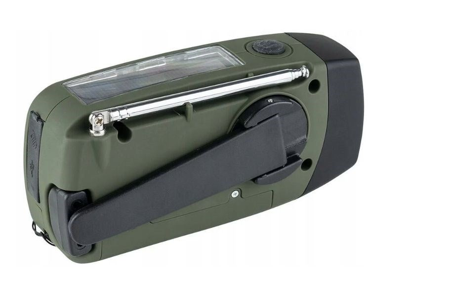 Fosco Outdoormen Edit emergency radio. Solar-Dynamo