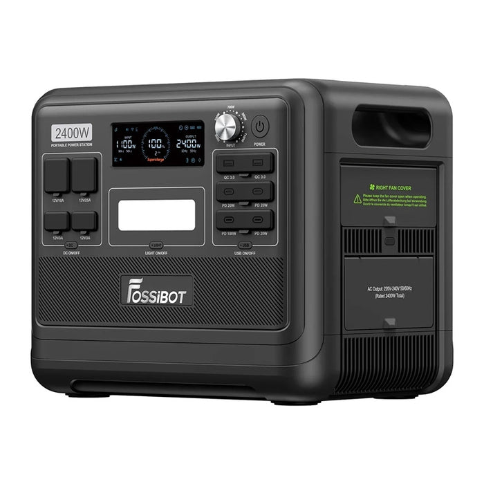 FOSSIBOT F2400 2400W Charging Station (Black)