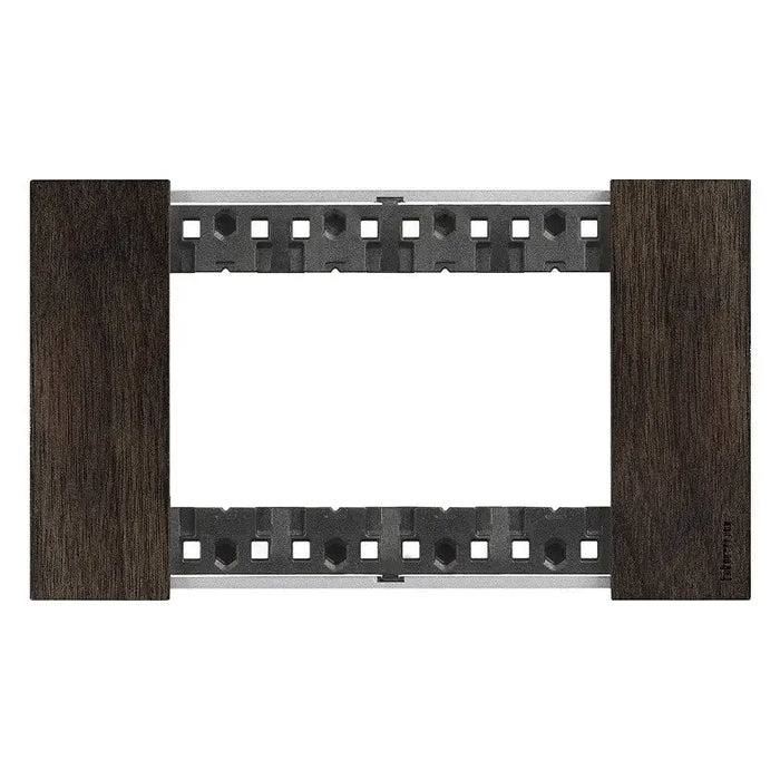 FOUR-MODULE FRAME KA4804LG LIVING NOW BITICINO - WALNUT - Ключове контакти димери и