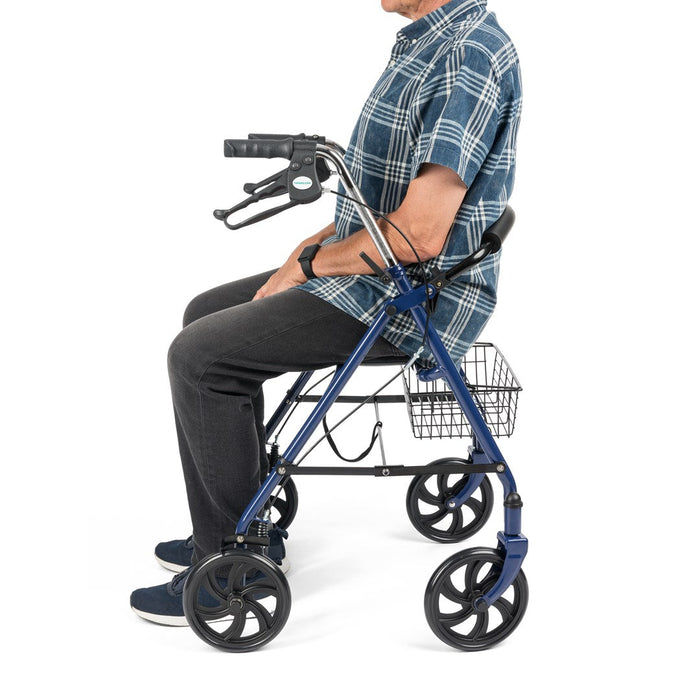 Four-wheel rehabilitation stand Steel TGR-R RS 880 TIMAGO - Rehabilitation walkersWIB-CRE<<<Strollers