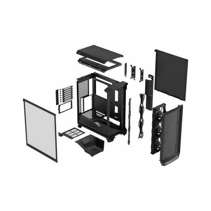 ATX Semi-tower Box Fractal Black