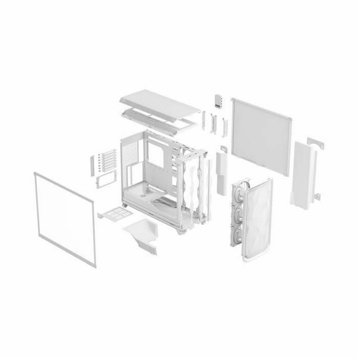 ATX Semi-tower Box Fractal White