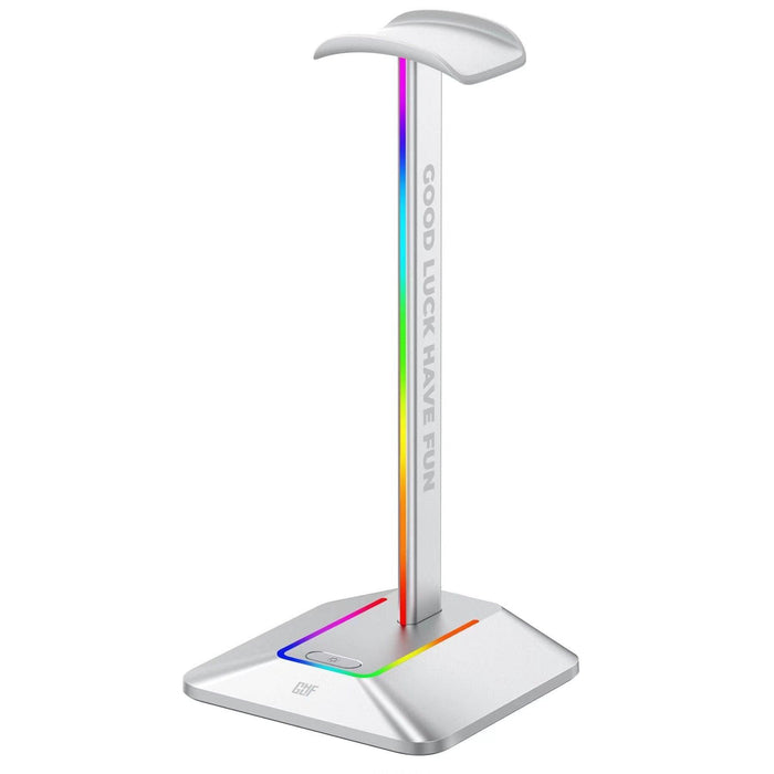 FragON 2U RGB Headphone Stand - White