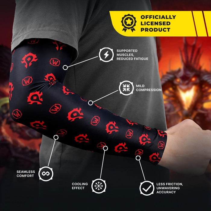 FragOn Arm Sleeve World of Warcraft Horde Gamer Sleeve - Size M