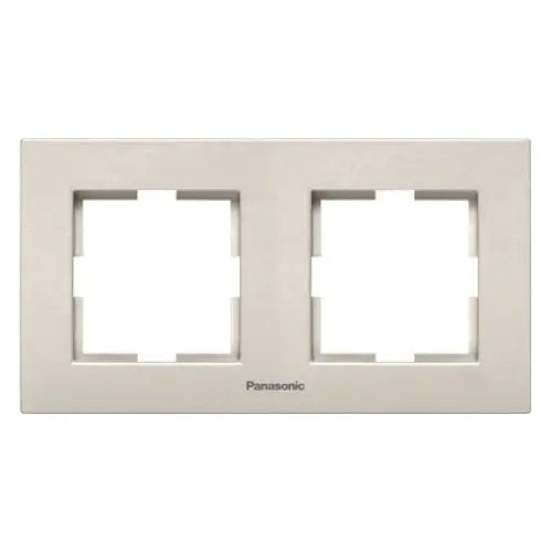 FRAME DOUBLE BRONZE IP20 KARRE+ PANASONIC - Ключове и контакти<<<Електроматериали<<<Praktiker&&&Ключове и