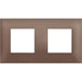 FRAME DOUBLE BROWN MAT BTICINO CLASSIA - Ключове и контакти<<<Електроматериали<<<Praktiker&&&Ключове и