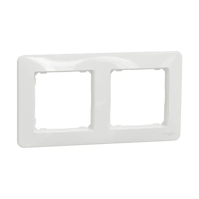 FRAME DOUBLE WHITE SCHNEIDER SEDNA (SDD311802) - Ключове и контакти<<<Електроматериали<<<Praktiker&&&Ключове и