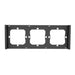 Frame for switch M5 80 triple 3-fold SONOFF M5-3C-80-F (graphite/black) - Accessories<<<Smart Home<<<InnproXML&&&Smart