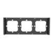 Frame for switch M5 80 triple 3-fold SONOFF M5-3C-80-F (graphite/black) - Accessories<<<Smart Home<<<InnproXML&&&Smart