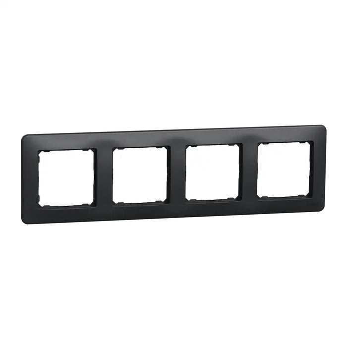 FRAME QUAD ANTHRACITE SCHNEIDER SEDNA (SDD314804) - Ключове и контакти<<<Електроматериали<<<Praktiker&&&Ключове и