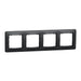 FRAME QUAD ANTHRACITE SCHNEIDER SEDNA (SDD314804) - Ключове и контакти<<<Електроматериали<<<Praktiker&&&Ключове и