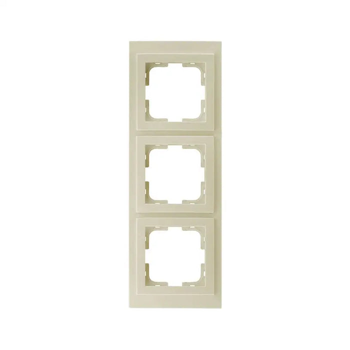 FRAME QUAD CREAM MONO DESPINA - Ключове и контакти<<<Електроматериали<<<Praktiker&&&Ключове и
