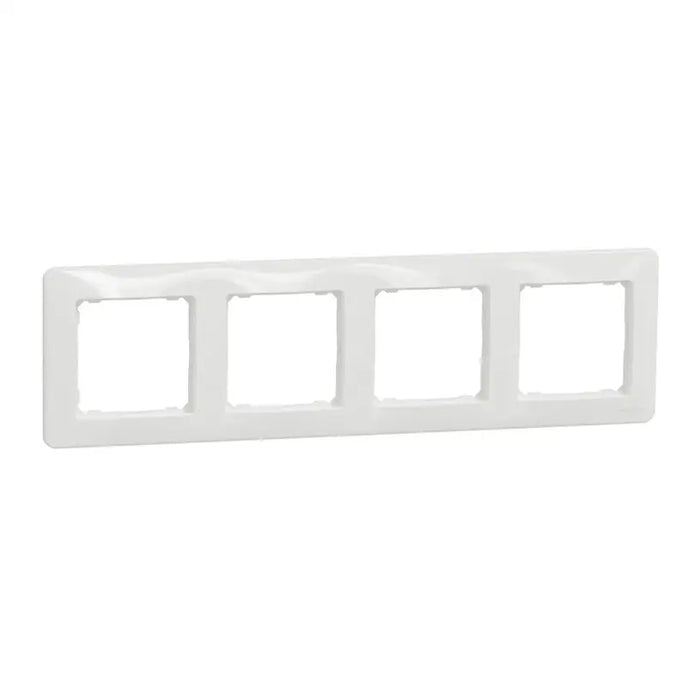 FRAME QUAD WHITE SCHNEIDER SEDNA (SDD311804) - Ключове и контакти<<<Електроматериали<<<Praktiker&&&Ключове и