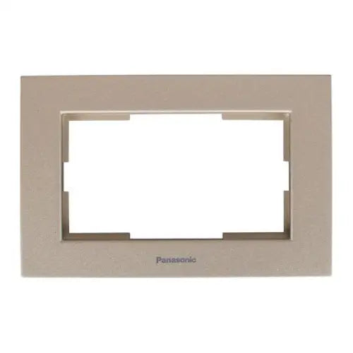 FRAME SINGLE FOR DOUBLE CONTACT BRONZE IP20 KARRE+ PANASONIC - Ключове и