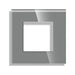 FRAME SINGLE GLASS LUXON GRAY - Ключове и контакти<<<Електроматериали<<<Praktiker&&&Ключове и