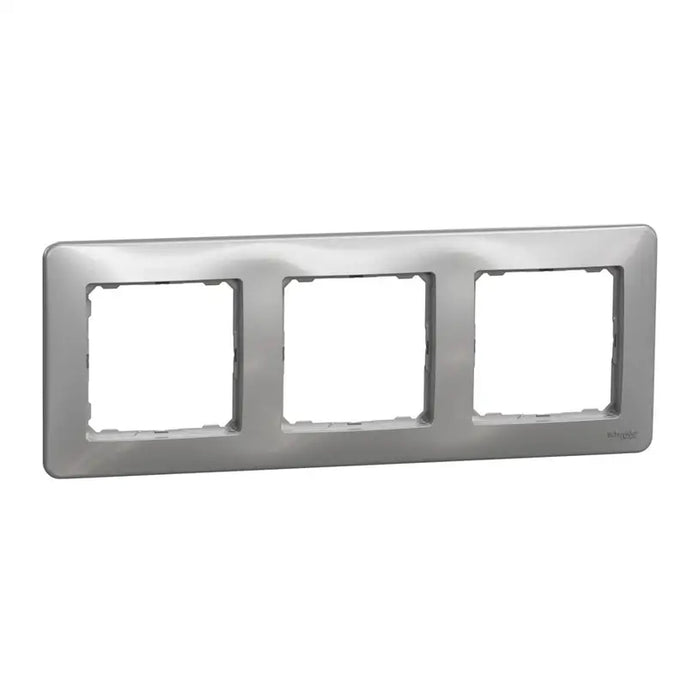 FRAME TRIPLE ALUMINUM SCHNEIDER SEDNA (SDD313803) - Ключове и контакти<<<Електроматериали<<<Praktiker&&&Ключове и