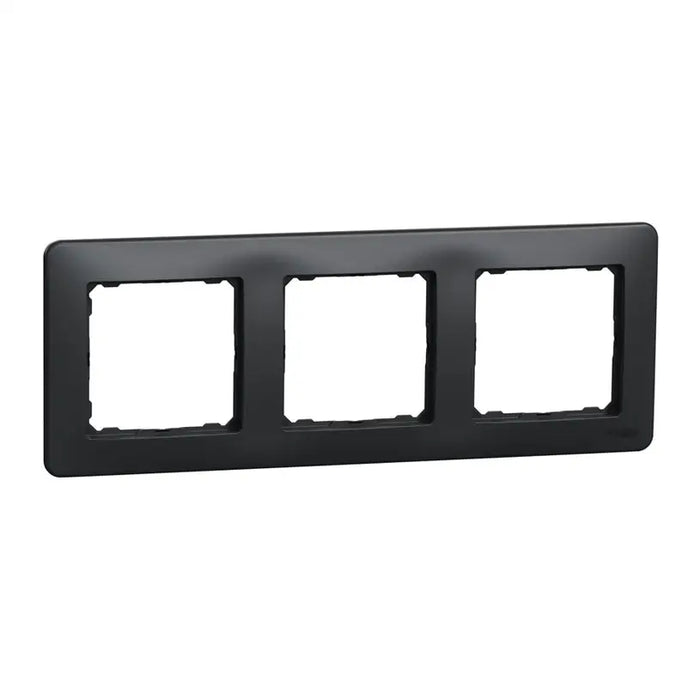 FRAME TRIPLE ANTHRACITE SCHNEIDER SEDNA (SDD314803) - Ключове и контакти<<<Електроматериали<<<Praktiker&&&Ключове и