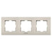 FRAME TRIPLE BRONZE IP20 KARRE+ PANASONIC - Ключове и контакти<<<Електроматериали<<<Praktiker