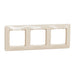 FRAME TRIPLE CREAM SCHNEIDER SEDNA (SDD312803) - Ключове и контакти<<<Електроматериали<<<Praktiker&&&Ключове и