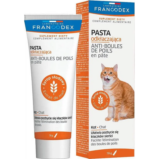 FRANCODEX Anti Hairball paste for cats - 70g - Supplements and medicinal preparationsDLK-SPL<<<For the catDLK<<<ActionPL