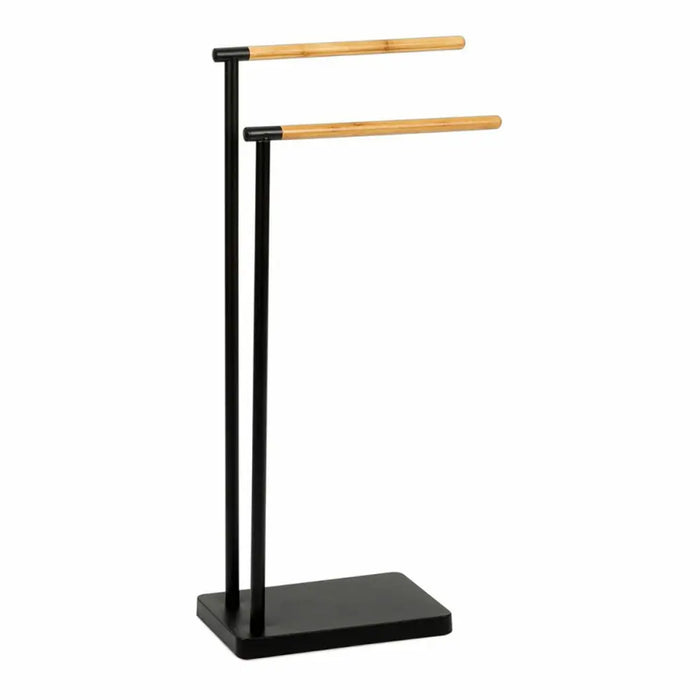 Free-Standing Towel Rack Andrea House ba72130 Black Metal 30 x 20 x 78 cm - Баня<<<Дом Градина<<<BigBuy&&&Завеси и