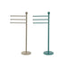 Free-Standing Towel Rack Home ESPRIT Beige Turquoise Metal 43 x 22 x 90 cm 2 Units - Баня<<<Дом