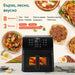 Fryer Cosori PremiumⅡPlus Airfryer CAF-P653-KEUR 6.2L - Фритюрници<<<Уреди за кухня<<<Малки електроуреди<<<TechnoMix