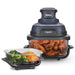 Fryer NINJA Crispi 4-in-1 Portable Glass Air Fryer FN101EUGY 3.8 l Gray - Здравословно хранене<<<Малки