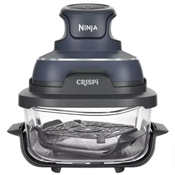 Fryer NINJA Crispi 4-in-1 Portable Glass Air Fryer FN101EUGY 3.8 l Gray - Здравословно хранене<<<Малки