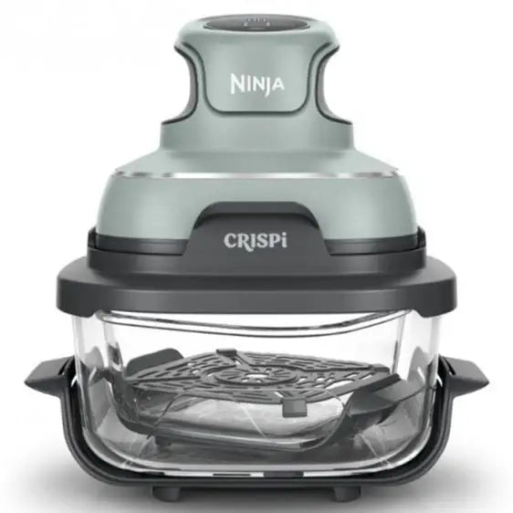 Fryer NINJA Crispi 4-in-1 Portable Glass Air Fryer FN101EUSG 3.8 l Sage Green - Здравословно хранене<<<Малки