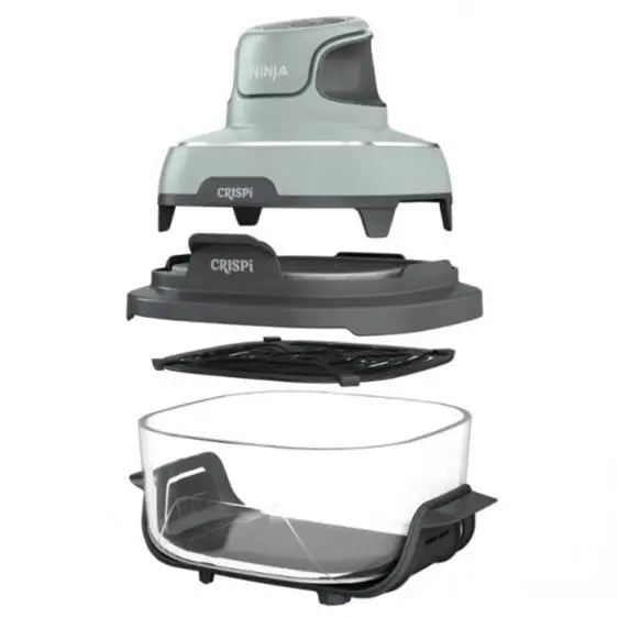 Fryer NINJA Crispi 4-in-1 Portable Glass Air Fryer FN101EUSG 3.8 l Sage Green - Здравословно хранене<<<Малки