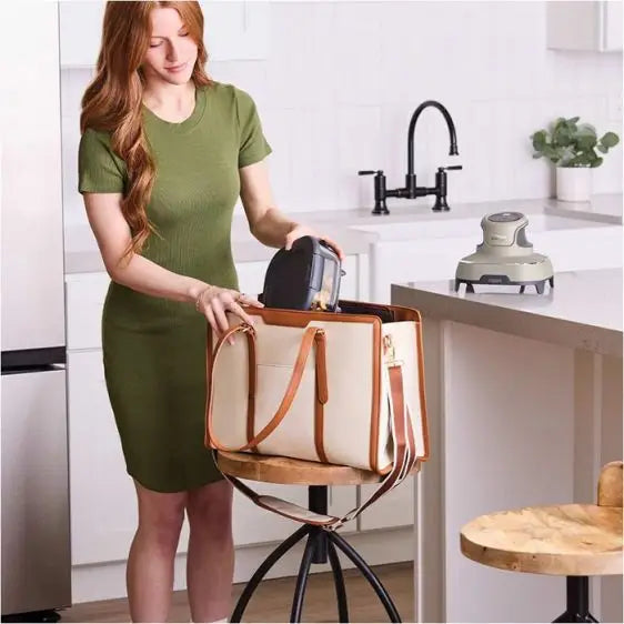 Fryer NINJA Crispi 4-in-1 Portable Glass Air Fryer FN101EUST 3.8 l Stone - Здравословно хранене<<<Малки