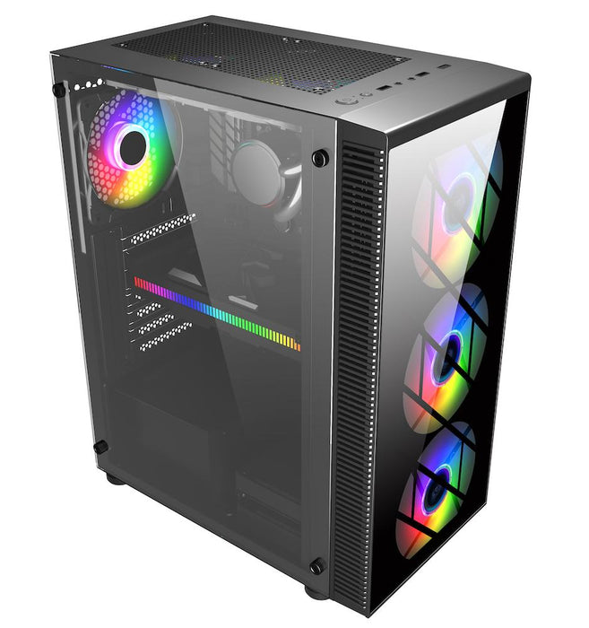 Box FSP CMT192 TG ATX Mid Tower, Black