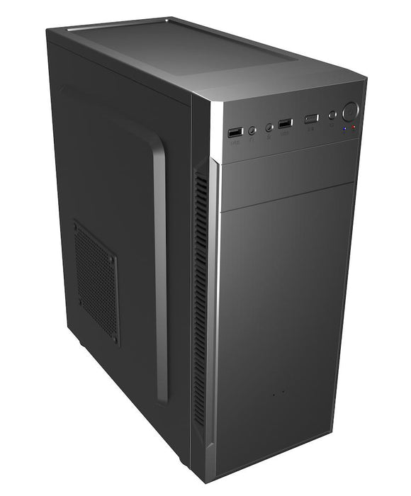 FSP CMT160 ATX Mid Tower Case, Black