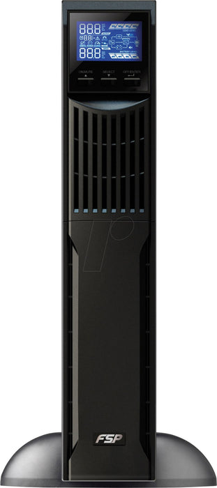 UPS FSP Group Champ Rack 1K, 1000VA, 900W, LCD, 3 Schuko, USB, RS-232