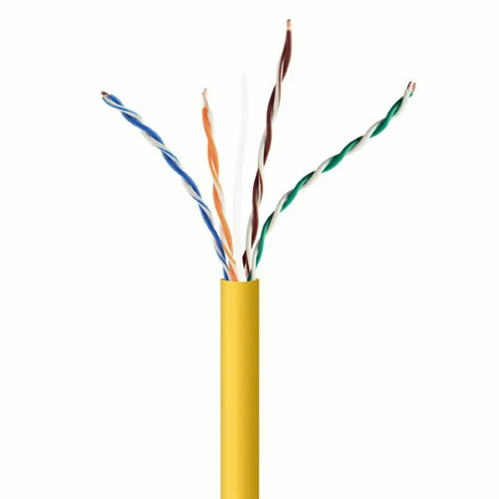 FTP Category 5e Rigid Network Cable GEMBIRD UPC-5004E-SOL-Y Yellow 305 m - Мрежови кабели<<<Компютър Кабели и
