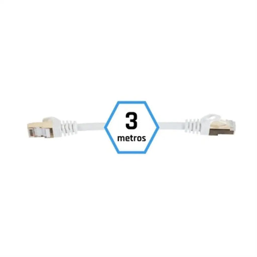 FTP Category 7 Rigid Network Cable iggual IGG318645 White 3 m - Компютър Кабели и адаптери<<<Компютри|