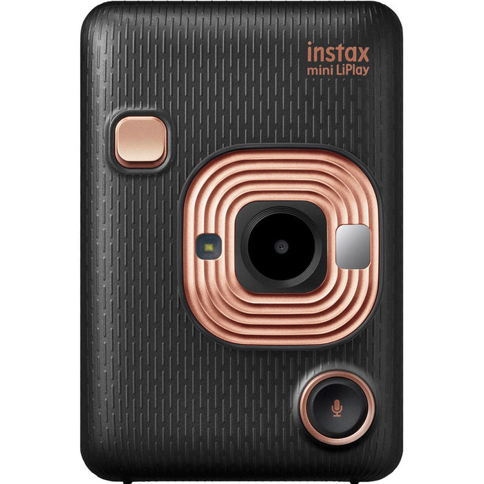 FUJIFILM INSTAX MINI LIPLAY BLACK instant camera