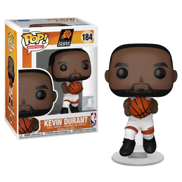 Funko Pop! Basketball NBA: Phoenix Suns - Kevin Durant #184 - Фигурки<<<Геймърска периферия<<<ValiAPI