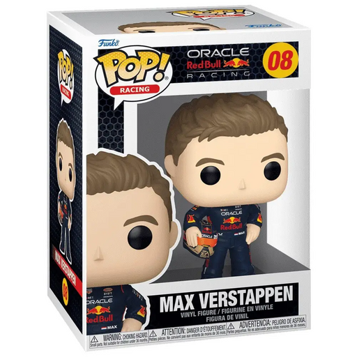 Funko Pop! Racing: Oracle Red Bull Racing - Max Verstappen with Helm #08 - Фигурки<<<Геймърска периферия<<<ValiAPI