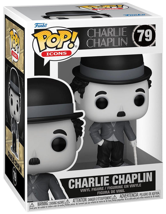 Funko Pop! Icons: Charlie Chaplin - Charlie Chaplin #79