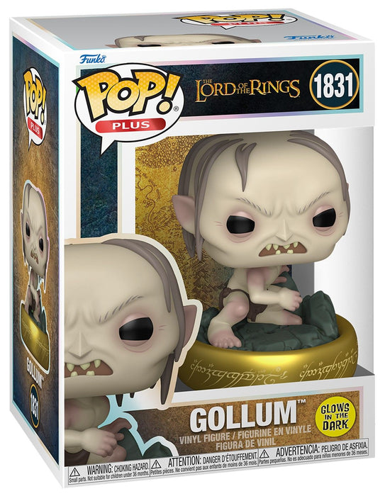 Funko Pop! Plus: The Lord of the Rings - Gollum (Glows in The Dark) #1831 Vinyl Figure