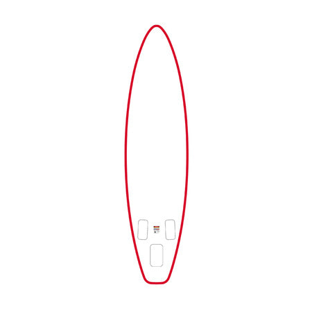 FunWater SUP paddleboard SUPFW69C 3,35m (red-white)