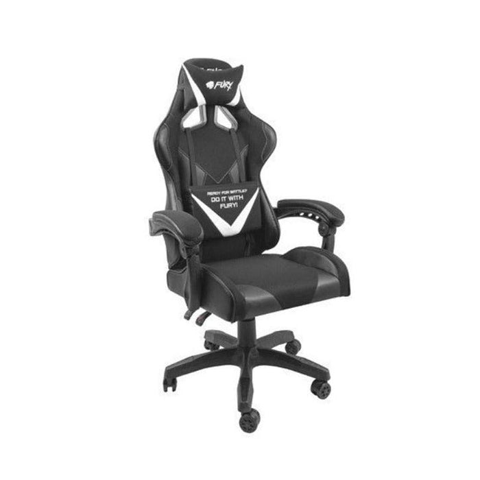 Fury Gaming Chair Avenger L Black-White - Геймърски столове<<<FURY компютърна периферия<<<FURY<<<PolyComp&&&Геймърски