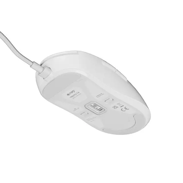 Fury Gaming Mouse Tanto T4 12000DPI Optical With Software RGB Backlight White - Мишки<<<FURY компютърна