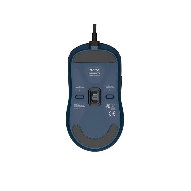Fury Gaming Mouse Tanto T4 12000DPI Optical With Software RGB Backlight Blue - Мишки<<<FURY компютърна