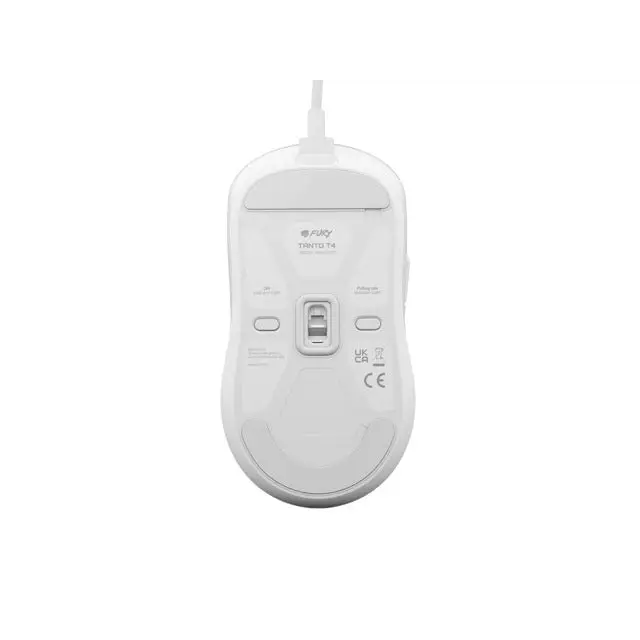 Fury Gaming Mouse Tanto T4 12000DPI Optical With Software RGB Backlight White - Мишки<<<FURY компютърна