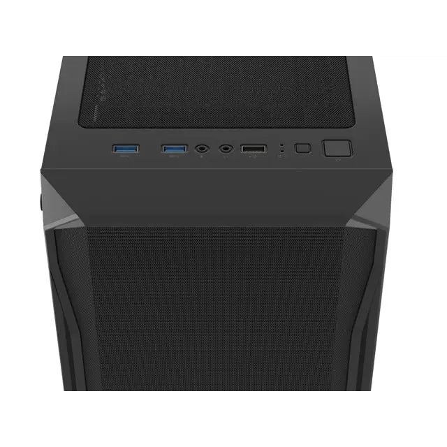 Fury PC Case Shobo SH4 Midi Tower Window Black - Кутии за компютър<<<FURY компютърна