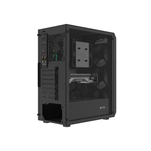 Fury PC Case Shobo SH4 Midi Tower Window Black - Кутии за компютър<<<FURY компютърна
