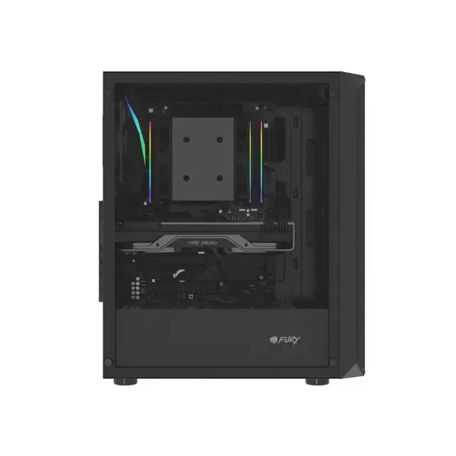 Fury PC Case Shobo SH4 Midi Tower Window Black - Кутии за компютър<<<FURY компютърна